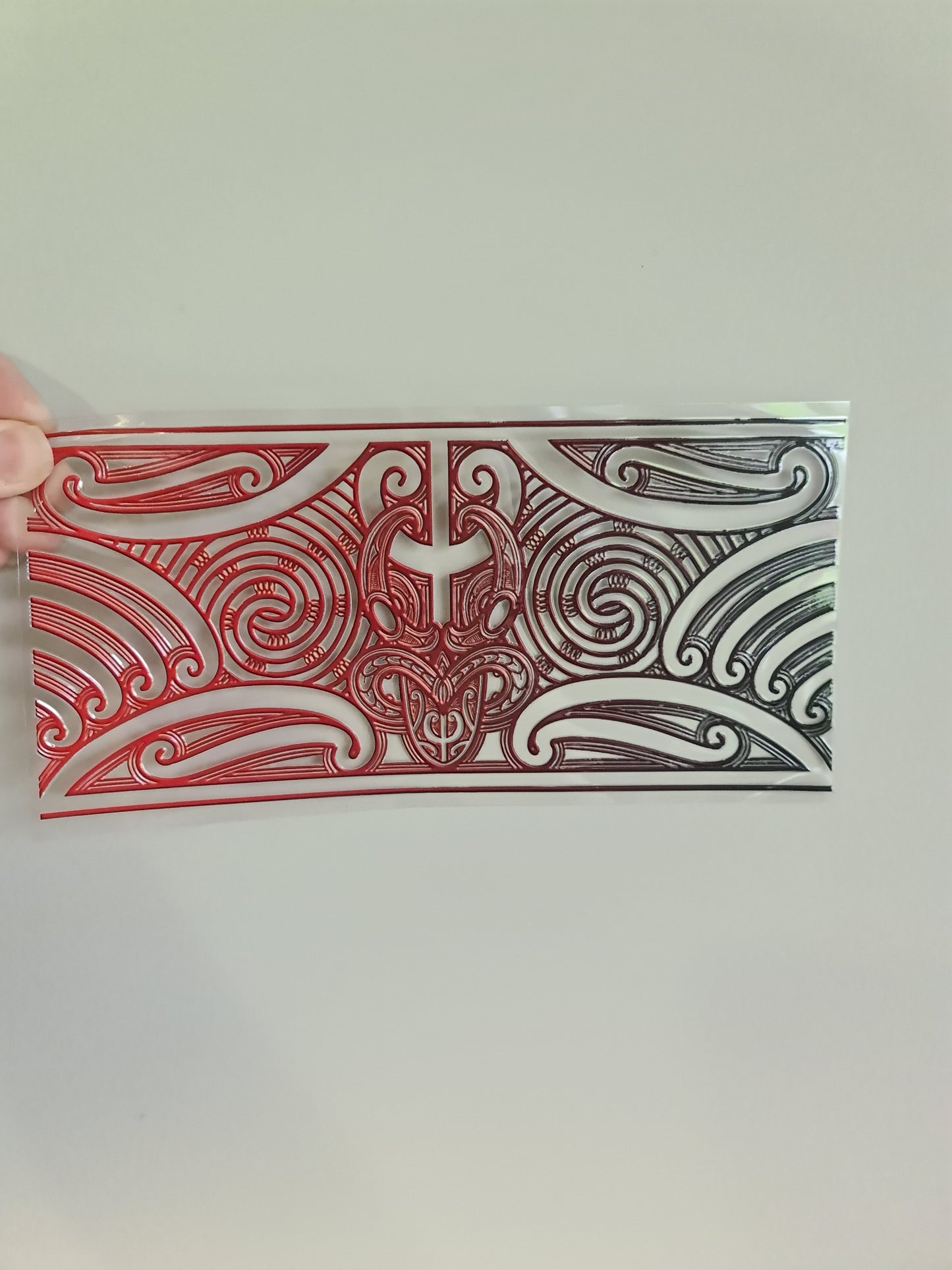 UV dtf transfer Maori design 23cmx11cm 16oz wrap #1170