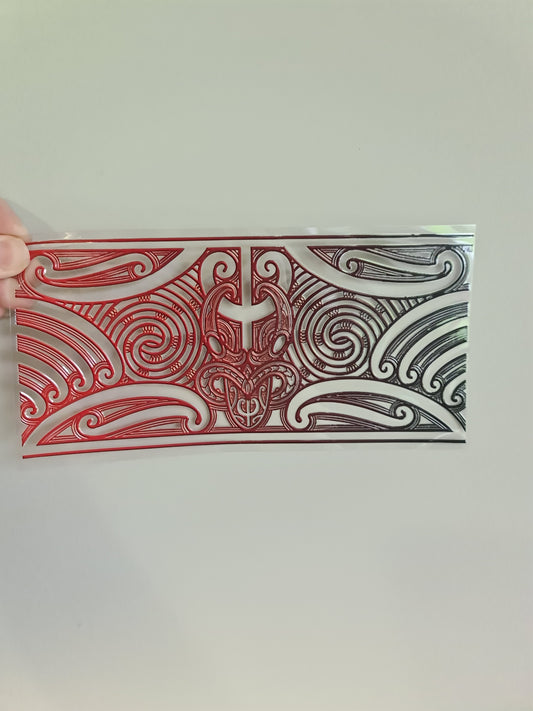 UV dtf transfer Maori design 23cmx11cm 16oz wrap #1170