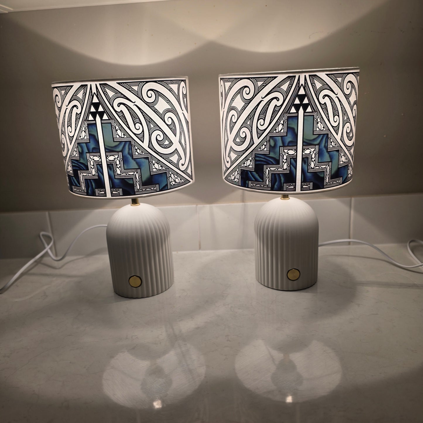 Maori design touch lamp - set 2 lamps (pre-order)