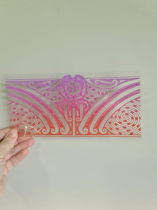 UV dtf transfer Maori design 23cmx11cm 16oz wrap #1221