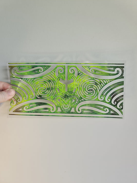 UV dtf transfer Maori design 23cmx11cm 16oz wrap #1315