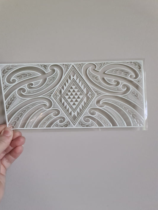 UV dtf Maori design 23cmx11cm 16oz wrap #1066