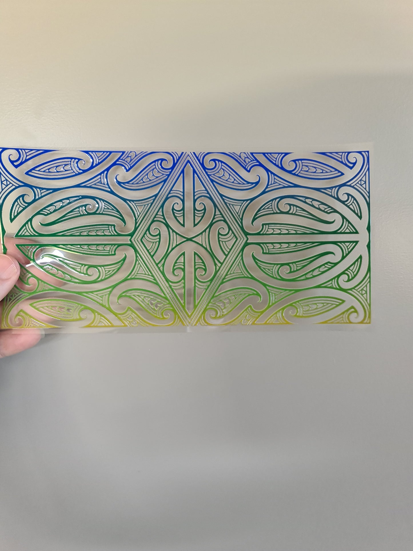 Uv dtf Maori design 23cmx11cm 16oz wrap #249