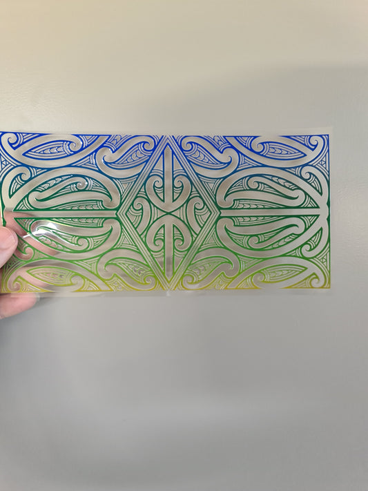 Uv dtf Maori design 23cmx11cm 16oz wrap #249
