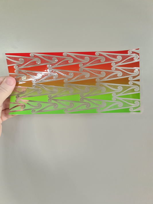 UV dtf Maori design 23cmx11cm 16oz wrap #265