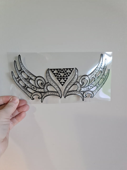 UV dtf Maori design 23cmx11cm 16oz wrap #810