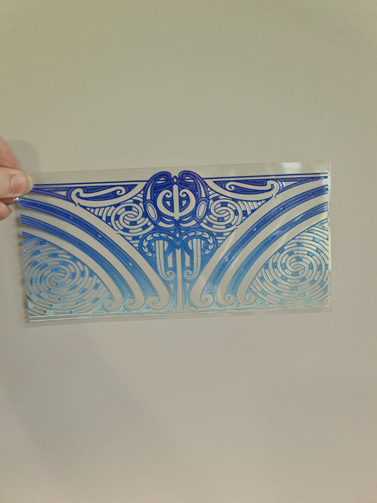 UV dtf transfer Maori design 23cmx11cm 16oz wrap #1162
