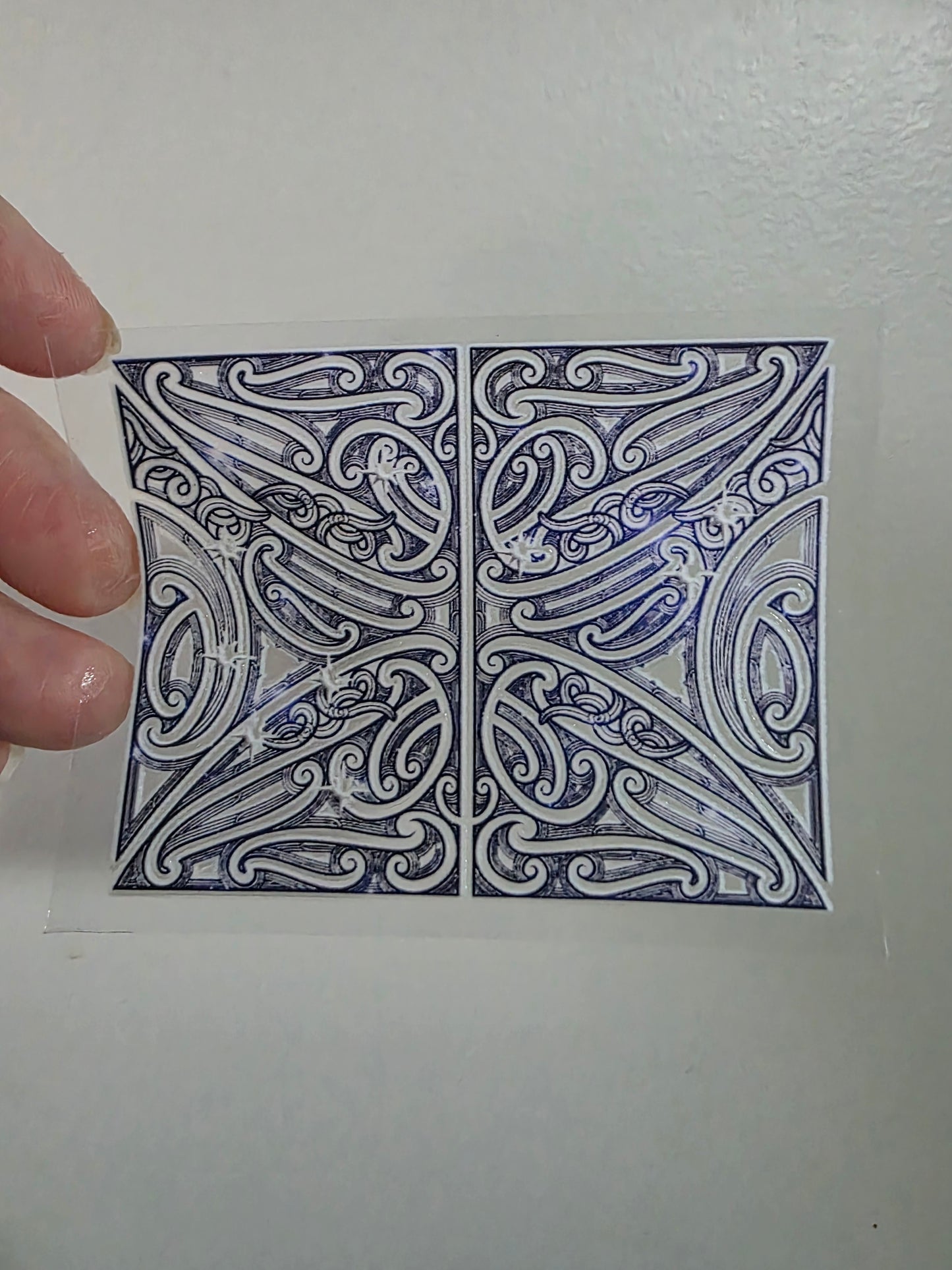 Tiny UV DTF transfer 8cm Matariki design