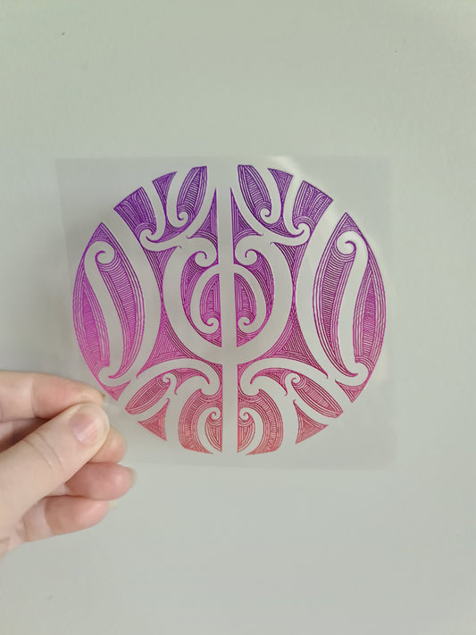 UV dtf Maori design mini size 11cm  #1347