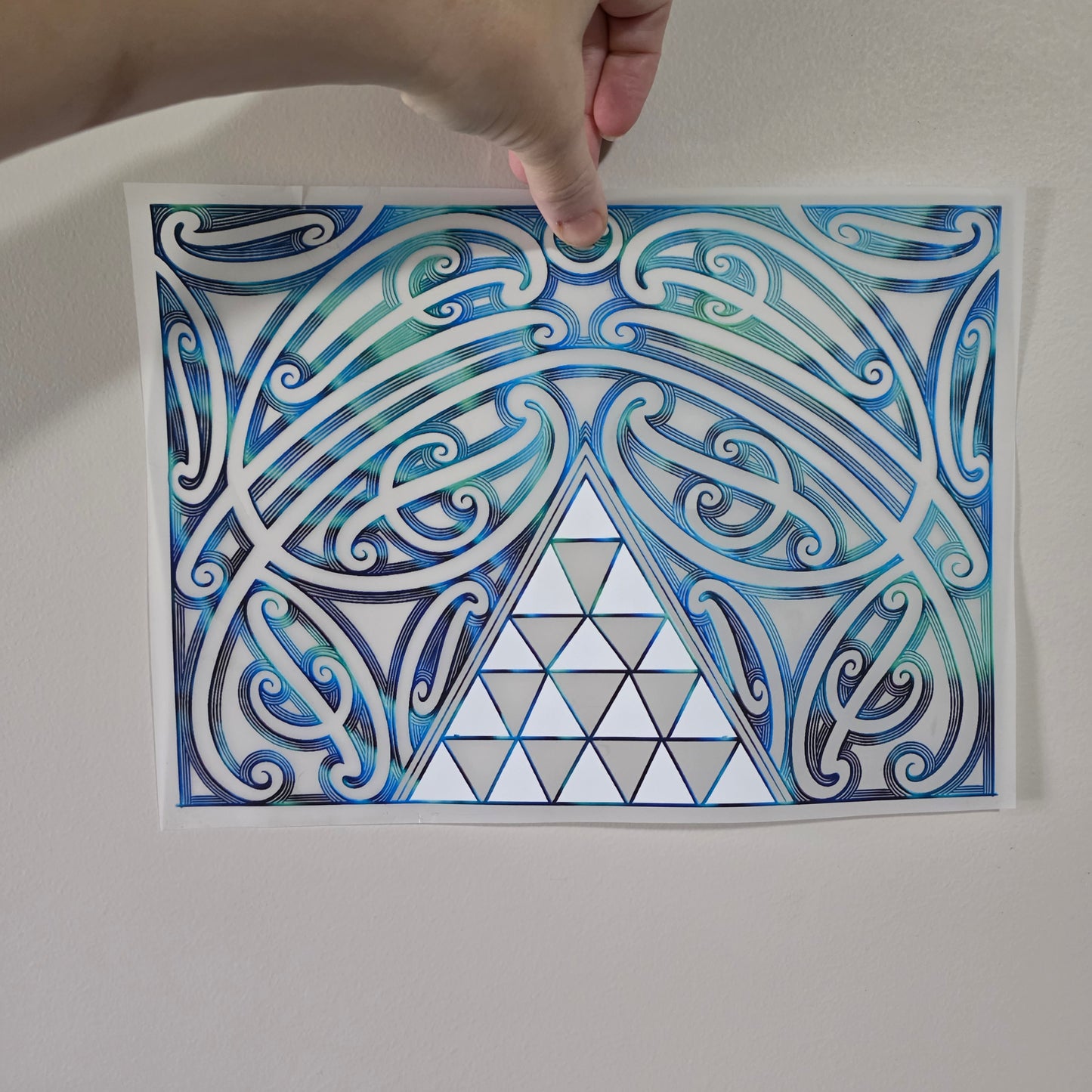 Maori design Iron on DTF 30cmx21cm