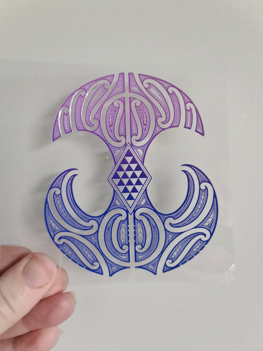UV dtf Maori design mini size 11cmx11cm #453