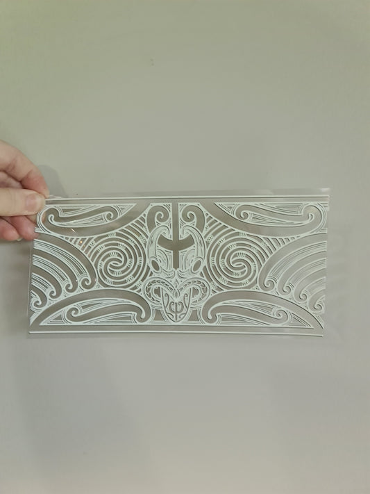 UV dtf transfer Maori design 23cmx11cm 16oz wrap #1173