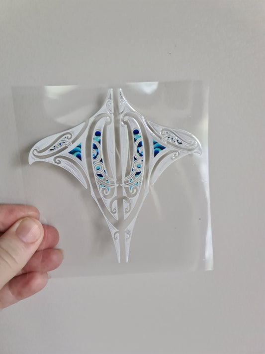 UV dtf Maori design mini size 11cmx11cm #446