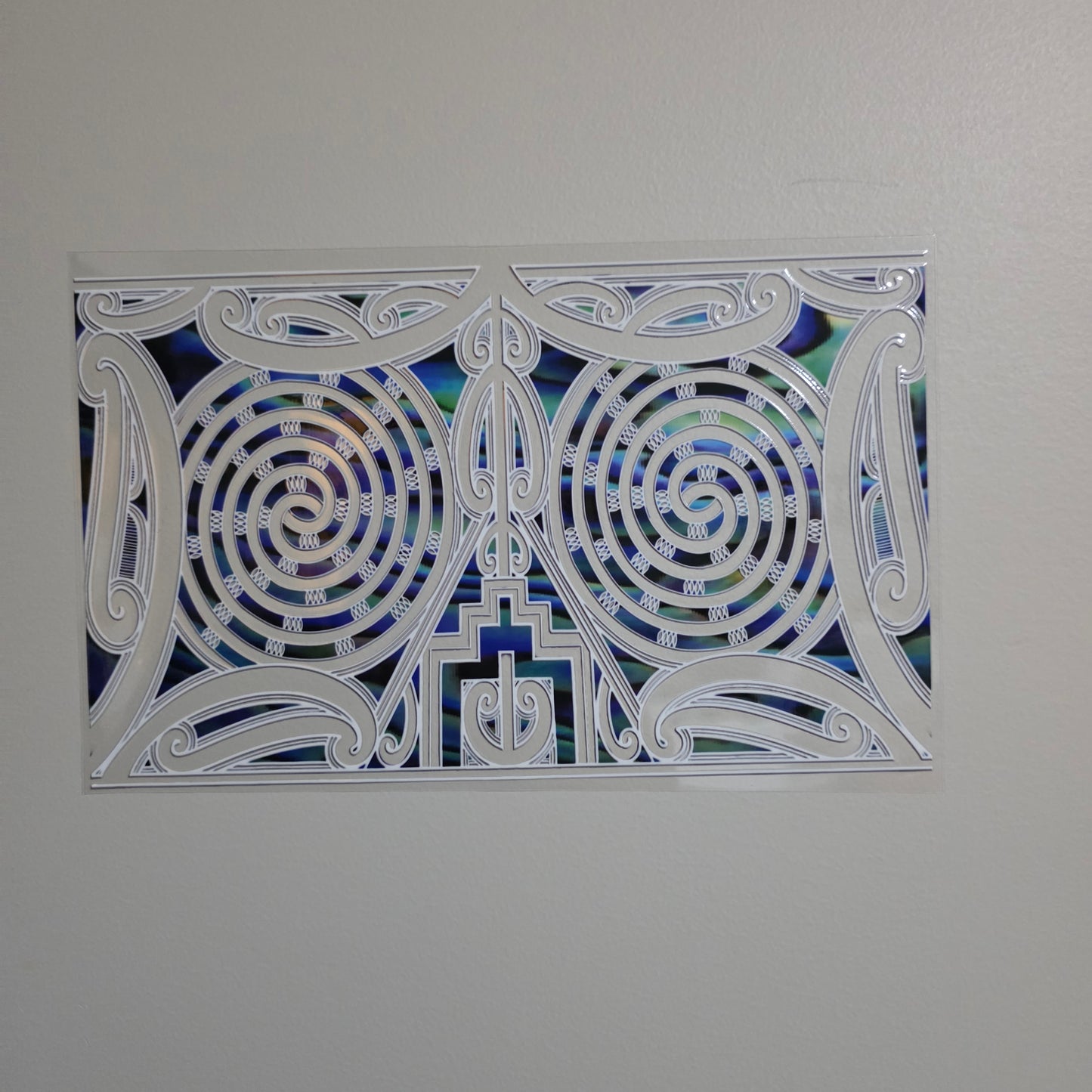 XL UV DTF DECAL MAORI DESIGN 28CMX17CM for touch lamps #233