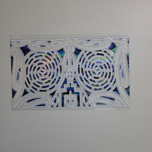 XL UV DTF DECAL MAORI DESIGN 28CMX17CM for touch lamps #233