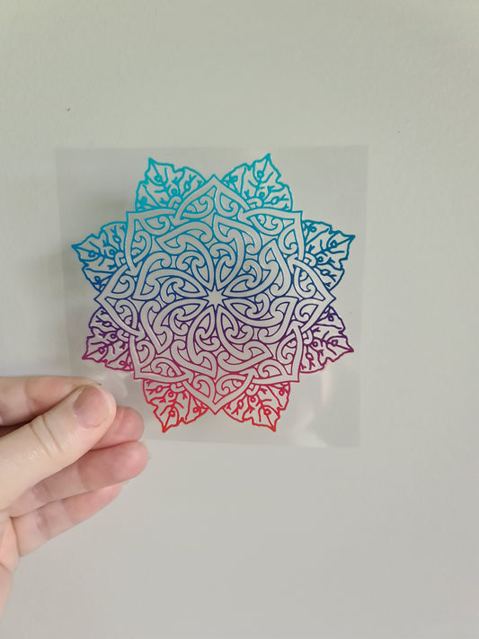 UV dtf Maori design mini size 11cmx11cm #1307