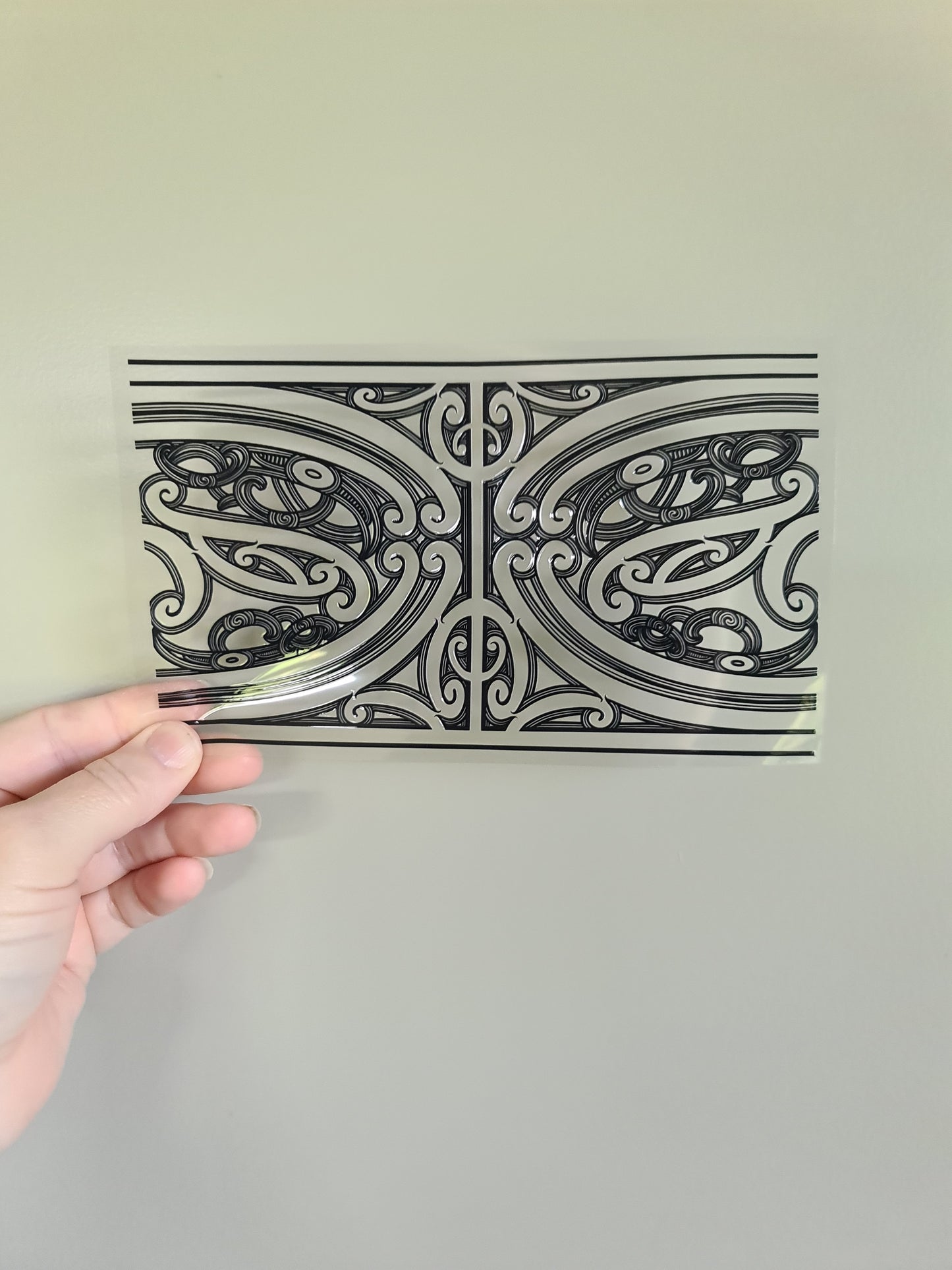 Uv dtf transfer Maori design wrap 20cmx11 #1492