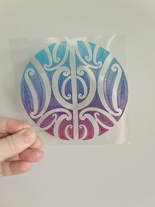 UV dtf Maori design mini size 11cm  #1337
