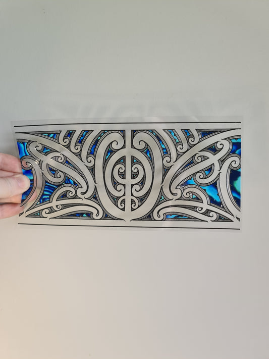 UV dtf transfer Maori design 23cmx11cm 16oz wrap #1388