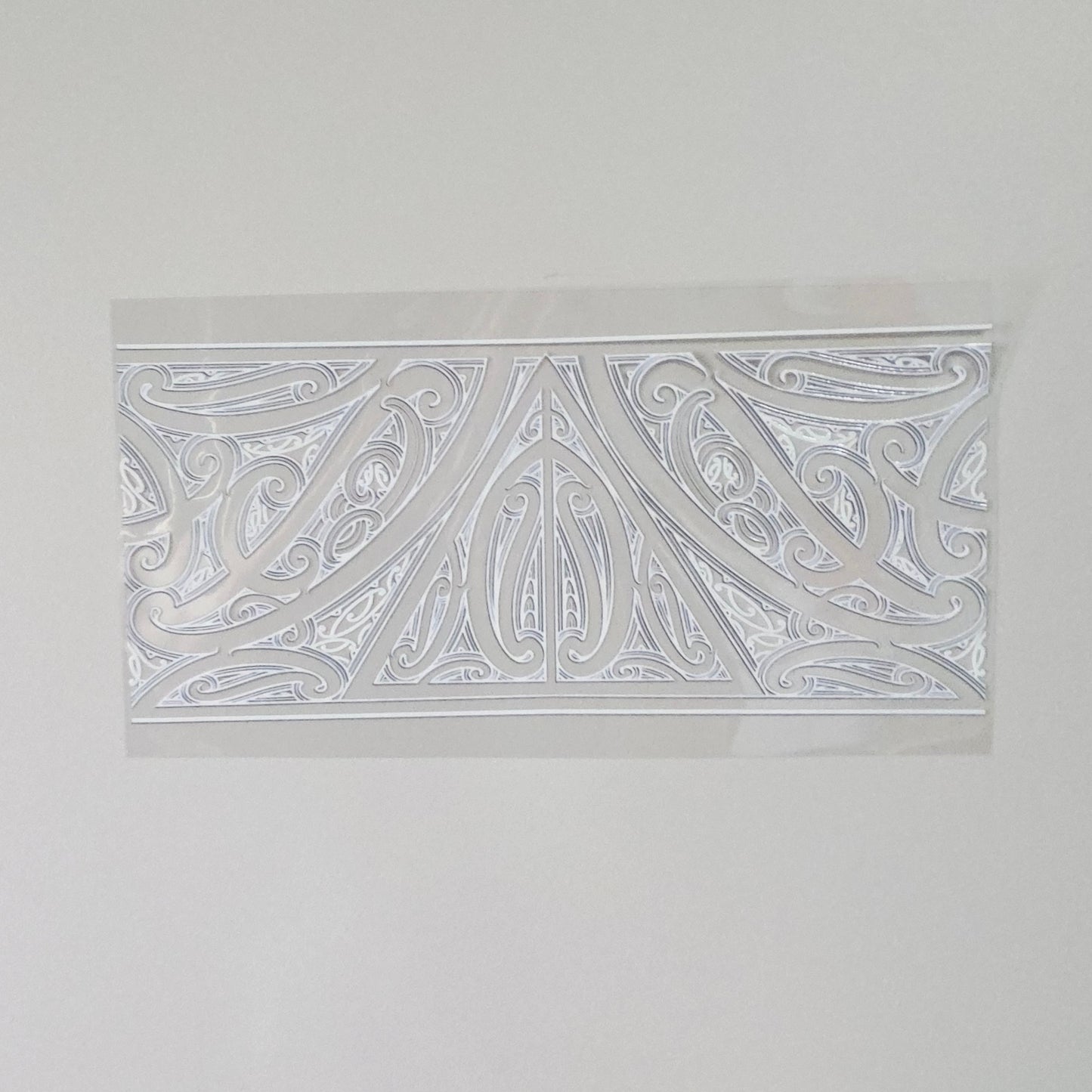 XL UV DTF DECAL MAORI DESIGN 38CMX17CM for touch lamps #10