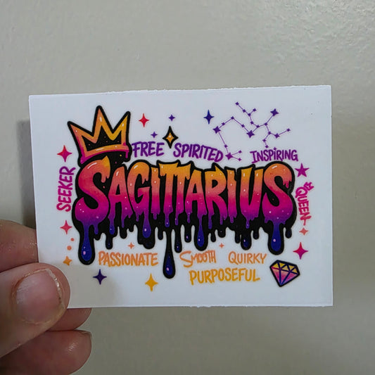 UV DTF sticker transfer 8cm - Sagittarius