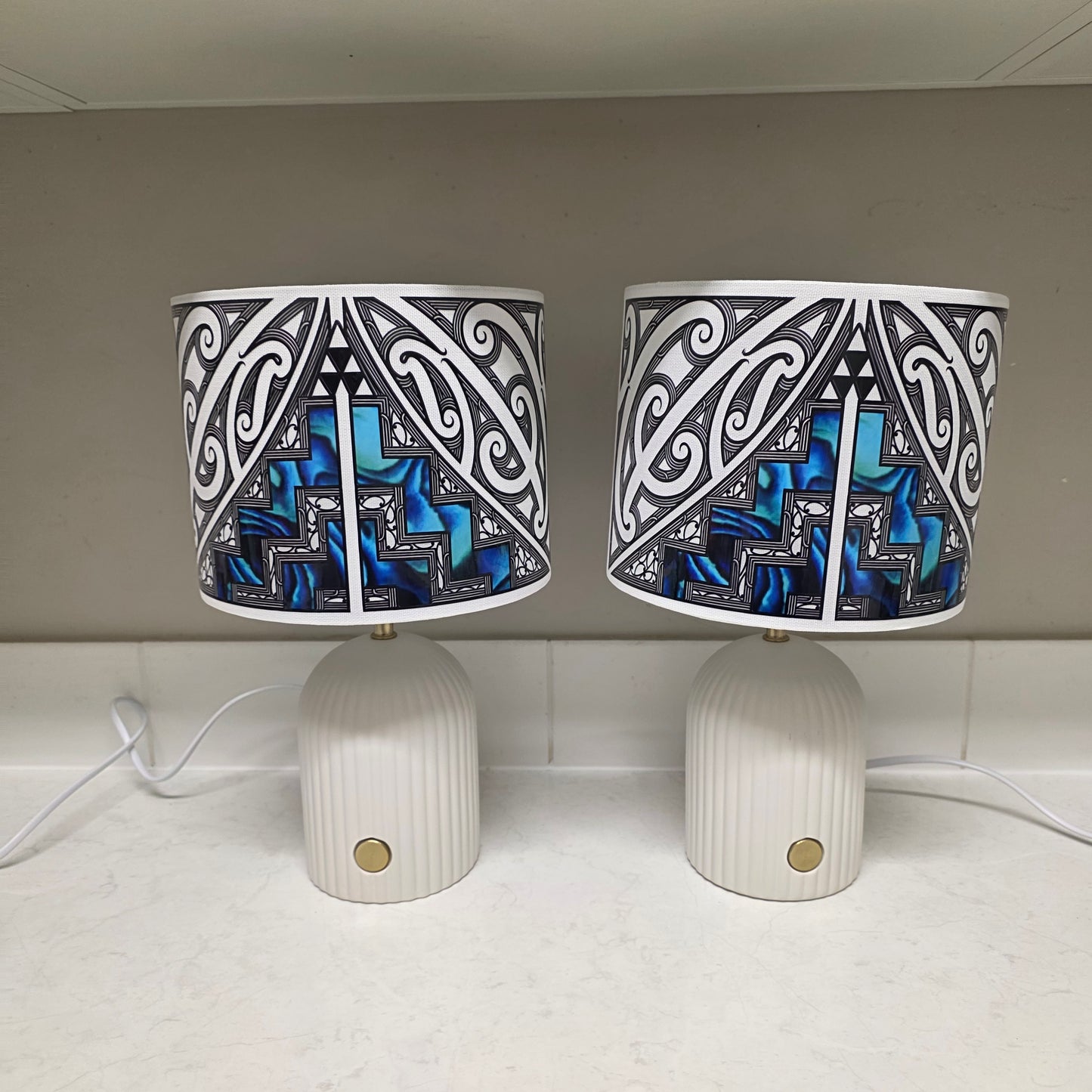 Maori design touch lamp - set 2 lamps (pre-order)