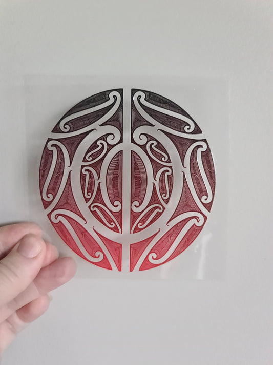 UV dtf Maori design mini size 11cmx11cm #430