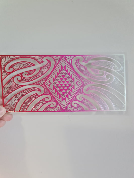 UV dtf Maori design 23cmx11cm 16oz wrap #885