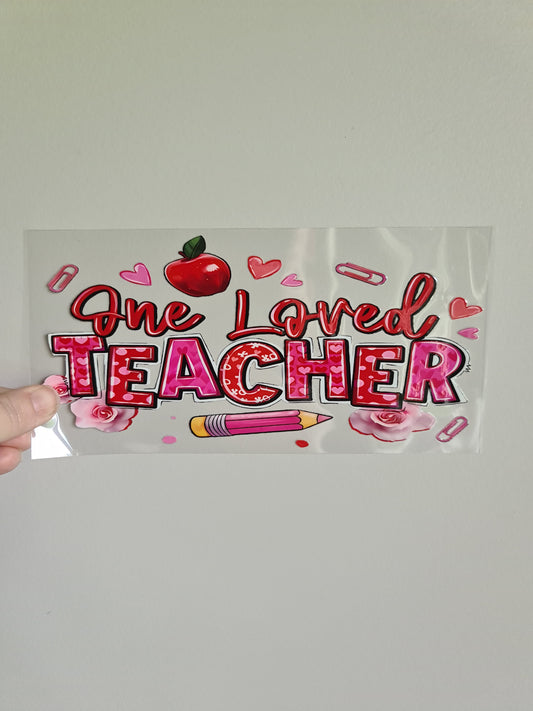 TEACHER AND KAIAKO dtf transfer Maori design 23cmx11cm 16oz wrap #1457