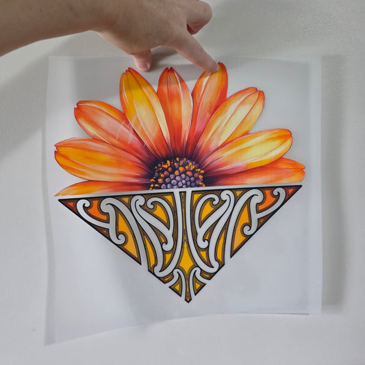Maori design Iron on DTF 30cm