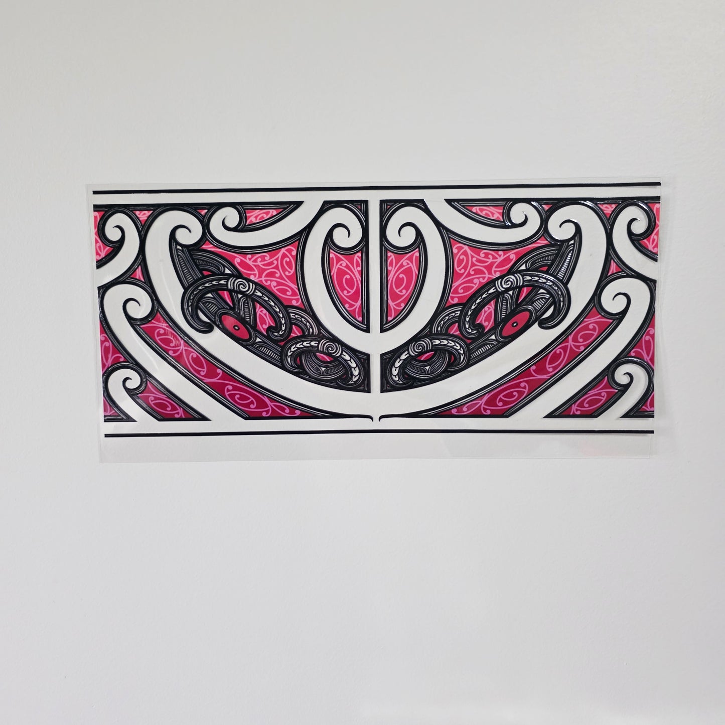 XL UV DTF DECAL MAORI DESIGN 38CMX17CM for touch lamps #20