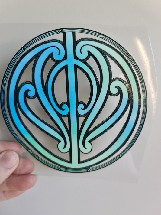 UV dtf Maori design mini size 13cmx13cm #834