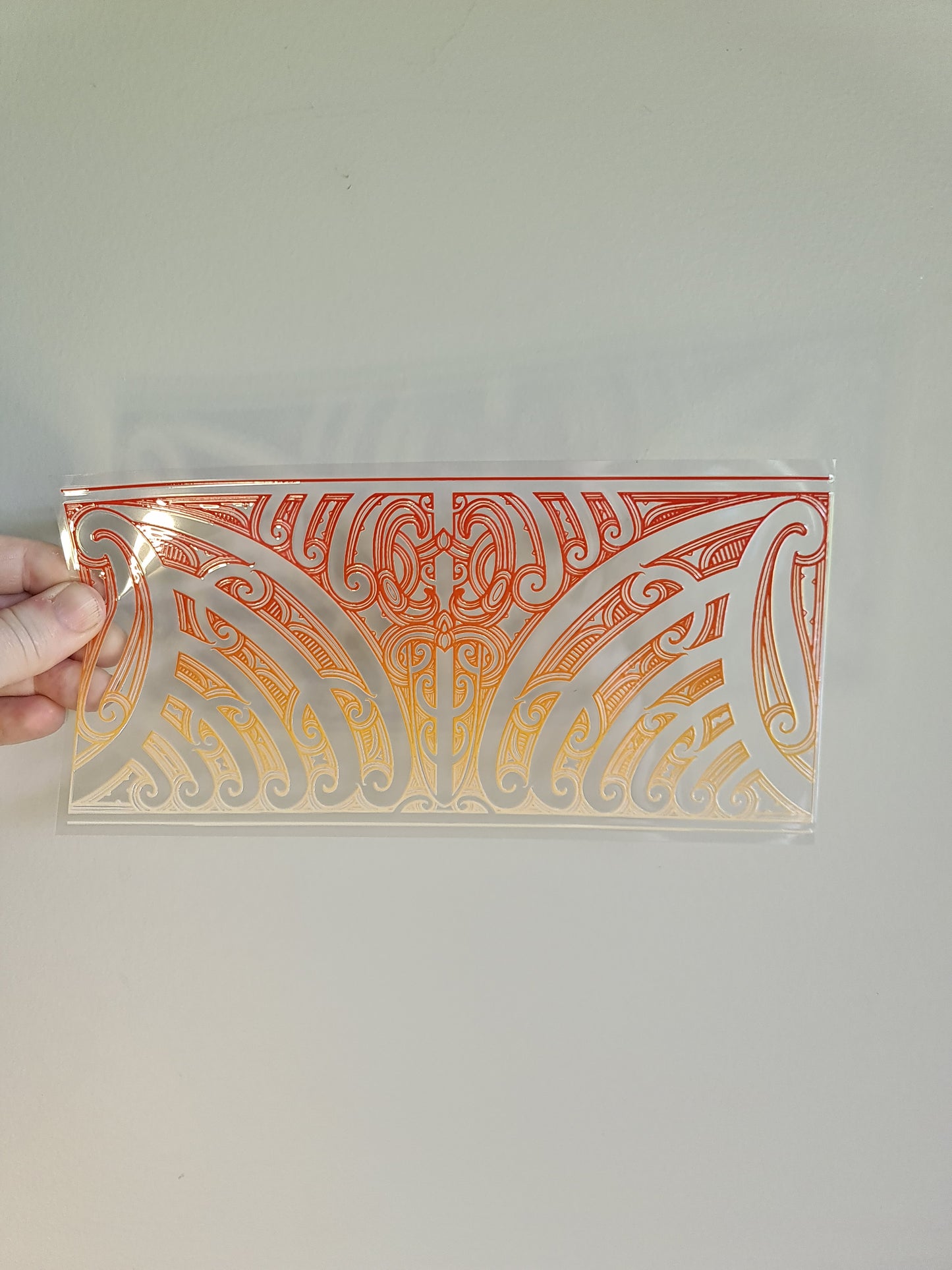 UV dtf transfer Maori design 23cmx11cm 16oz wrap #1379