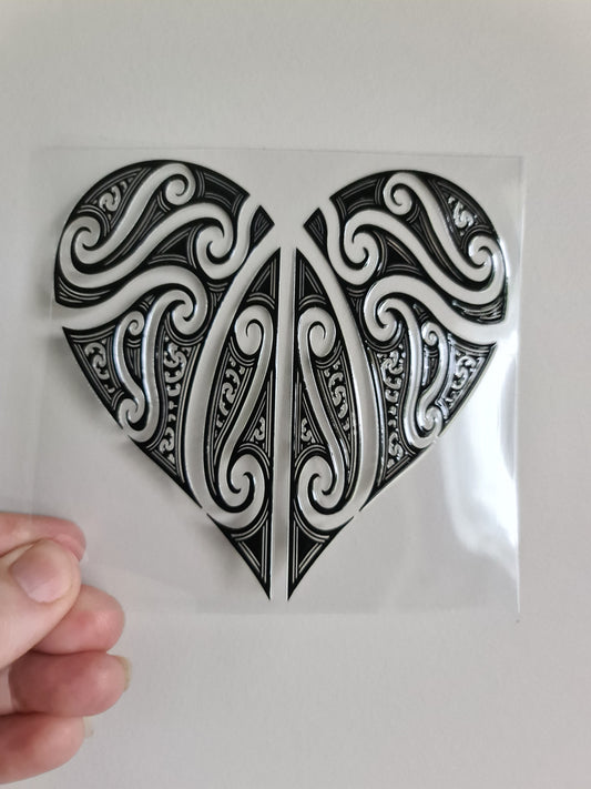 UV dtf Maori design mini size 11cmx11cm #468
