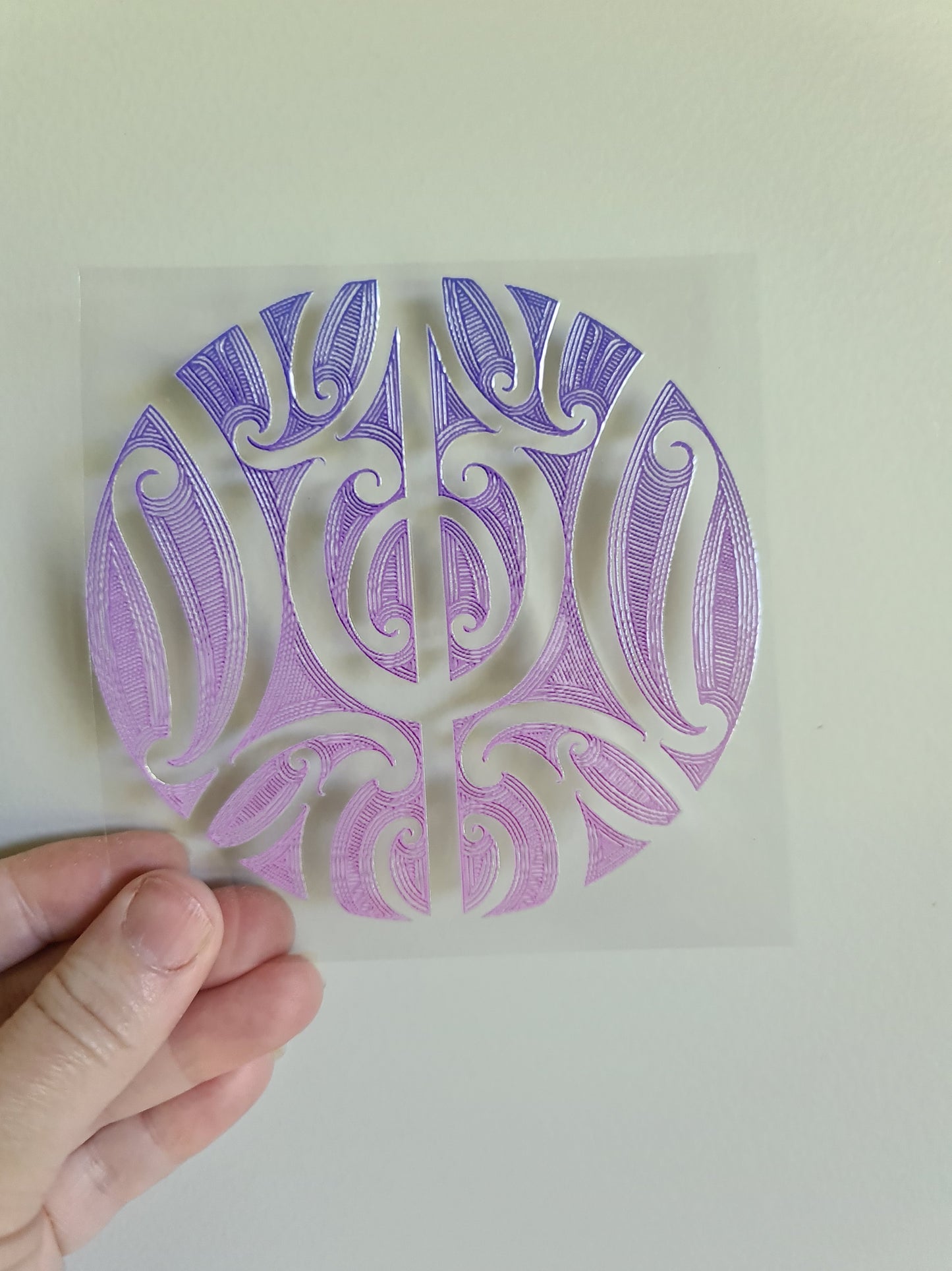 UV dtf Maori design mini size 11cmx11cm #571