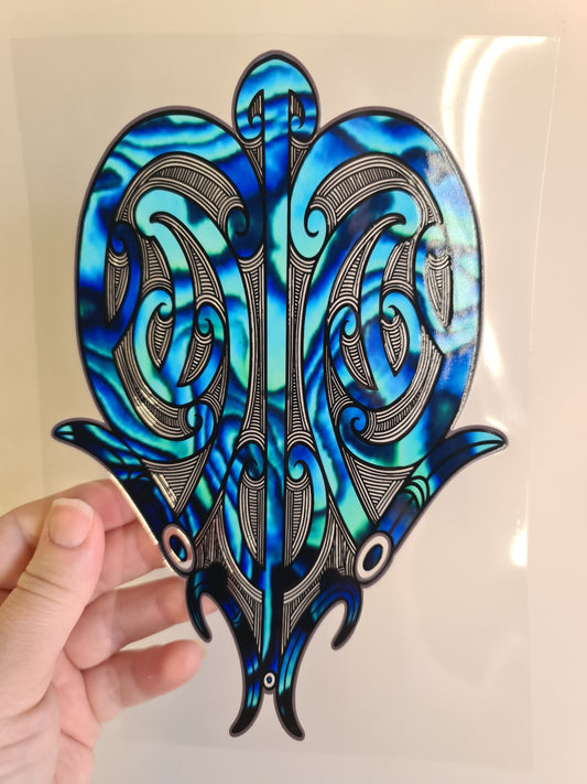 UV dtf Maori design A5 size 21cmx 14.8cm #373