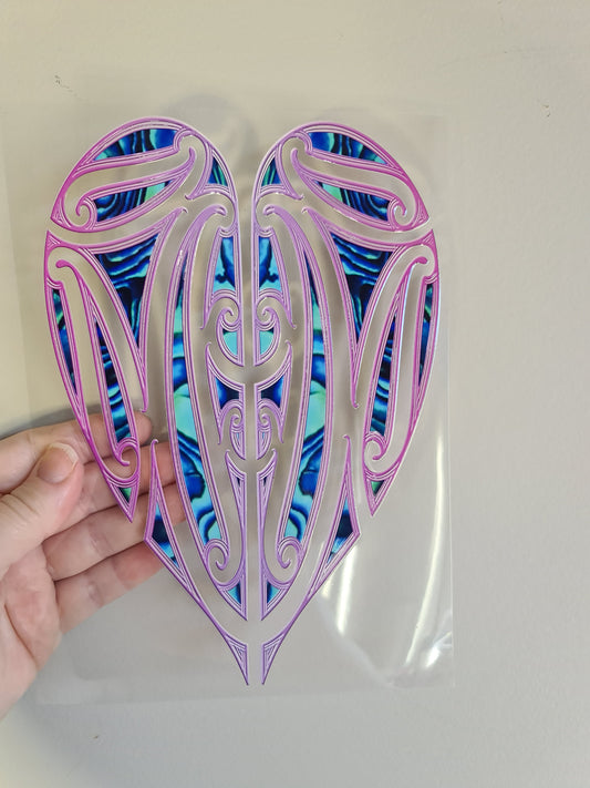 UV dtf Maori design A5 size 21cmx 14.8cm #385