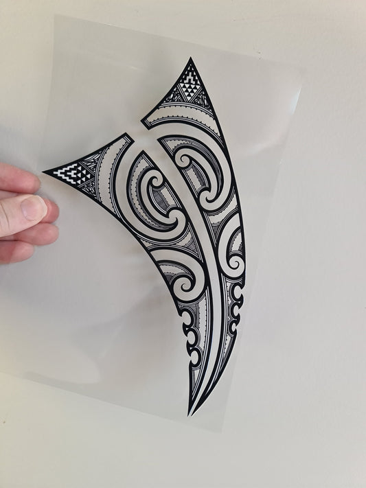 UV dtf Maori design A5 size 21cmx 14.8cm #365