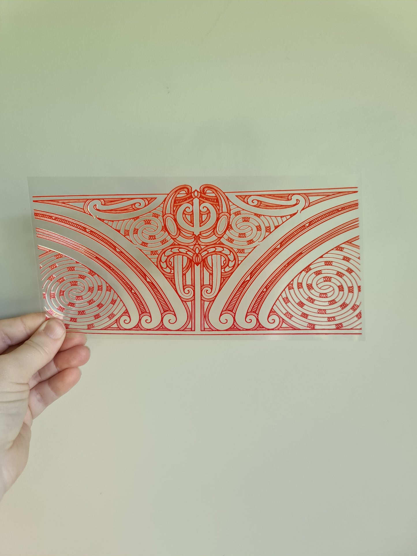 UV dtf transfer Maori design 23cmx11cm 16oz wrap #1364