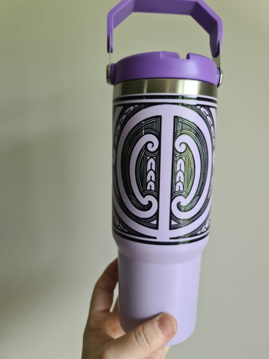 Handmade Maori design Drink Bottle 840ml