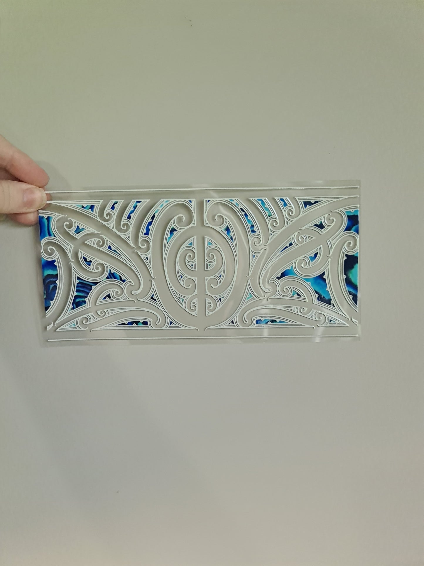 UV dtf transfer Maori design 23cmx11cm 16oz wrap #1164