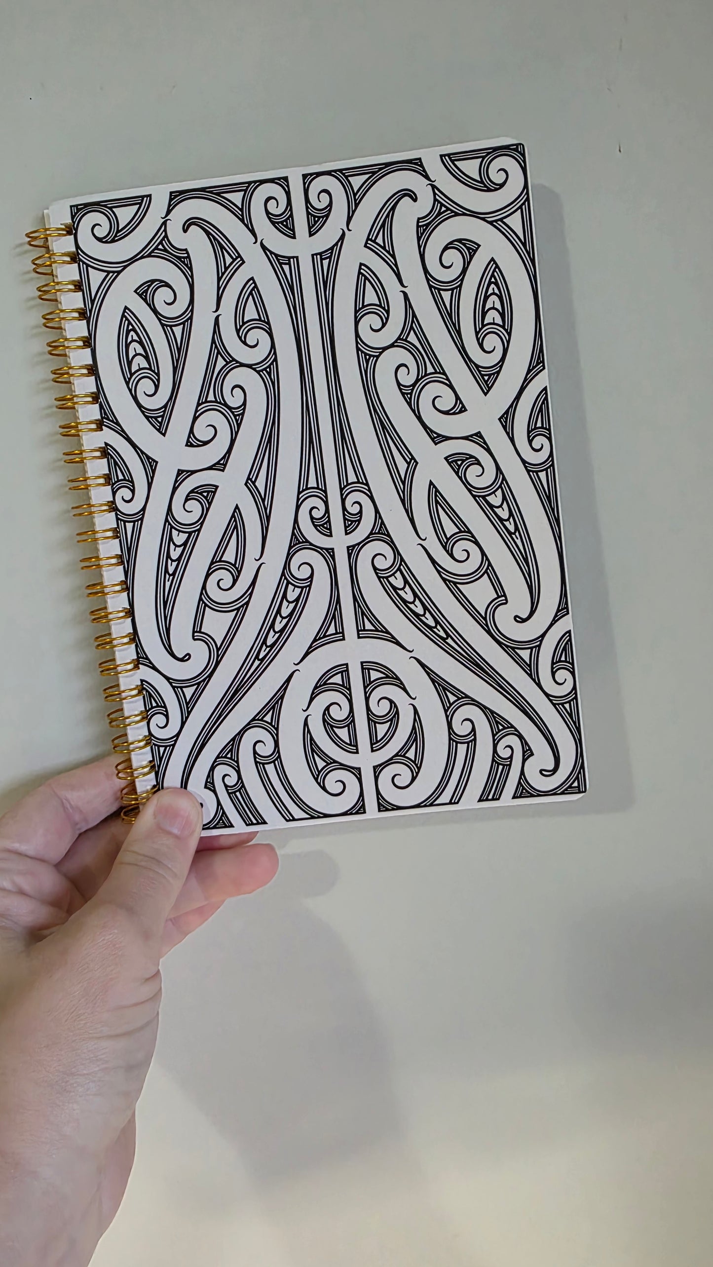 Custom A5 Maori design notebook
