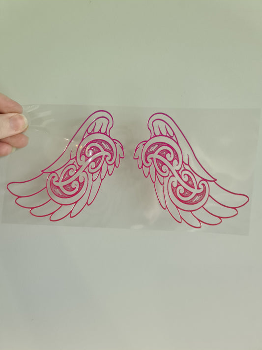 UV dtf transfer Maori design 23cmx11cm 16oz wrap #1241