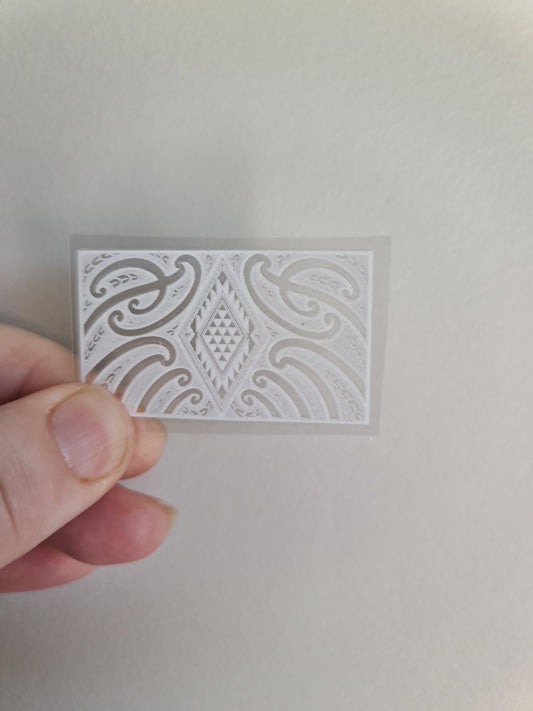Tiny UV DTF transfer 5cmx5cm for bank cards and phones - #09