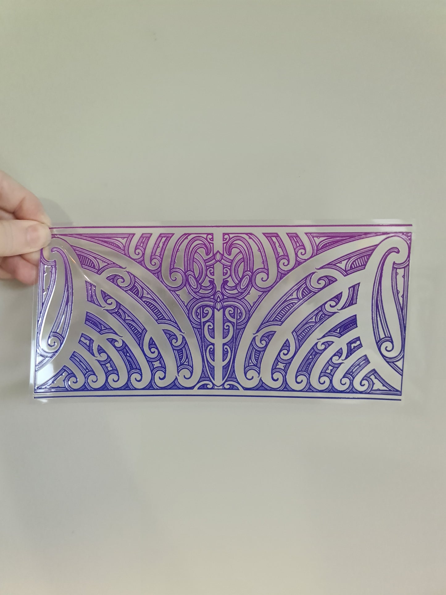 UV dtf transfer Maori design 23cmx11cm 16oz wrap #1174