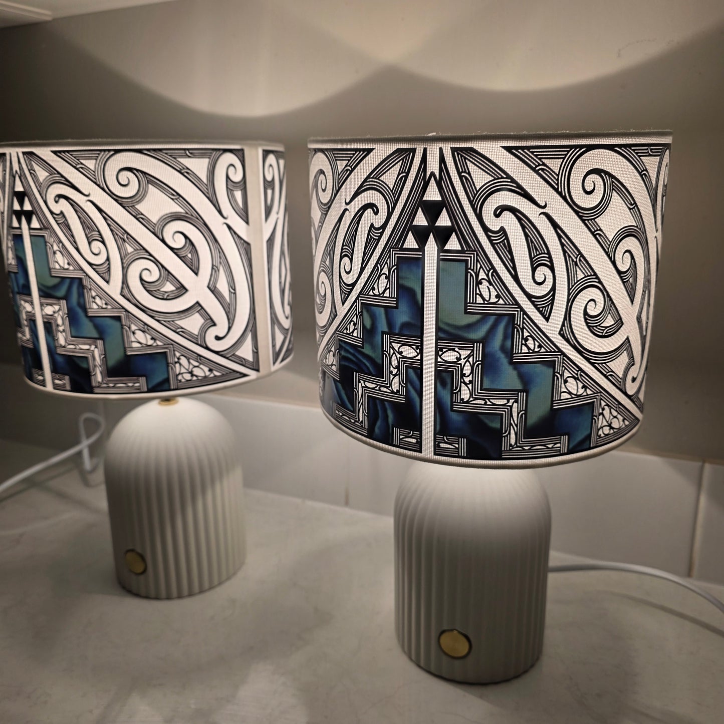 Maori design touch lamp - set 2 lamps (pre-order)