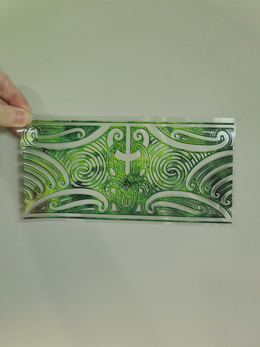 UV dtf transfer Maori design 23cmx11cm 16oz wrap #1166