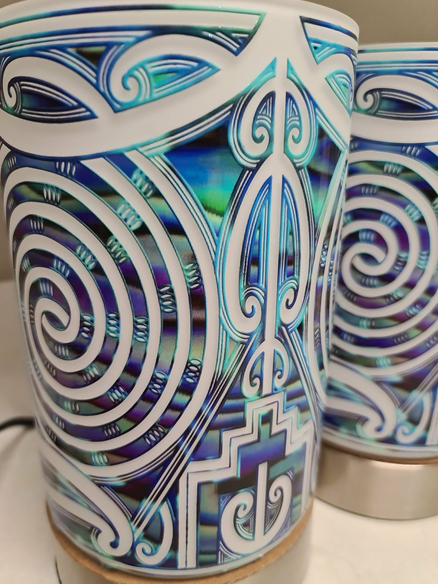 Maori design touch lamp - set 2 lamps (pre-order)