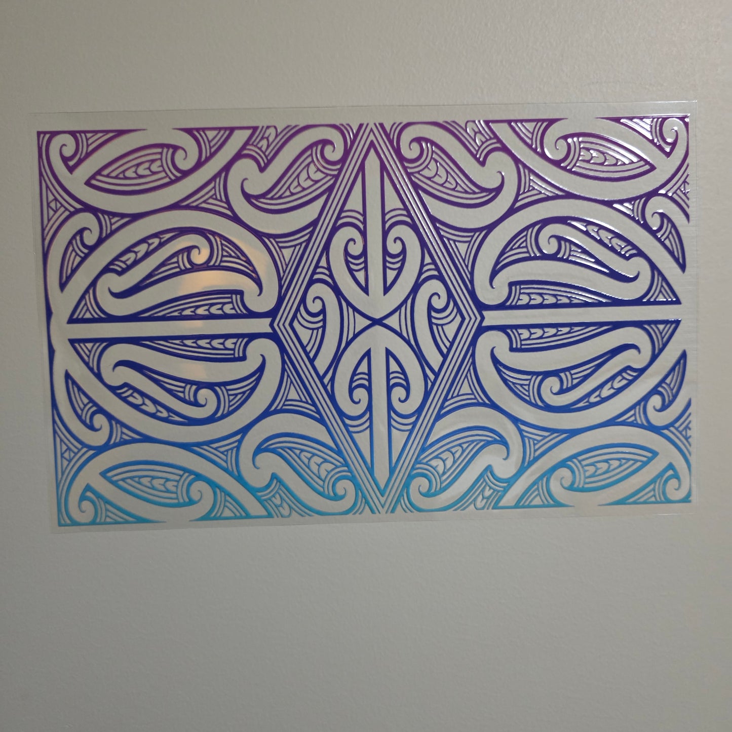XL UV DTF DECAL MAORI DESIGN 28CMX17CM for touch lamps #240