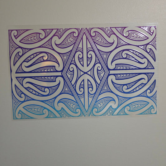 XL UV DTF DECAL MAORI DESIGN 28CMX17CM for touch lamps #240